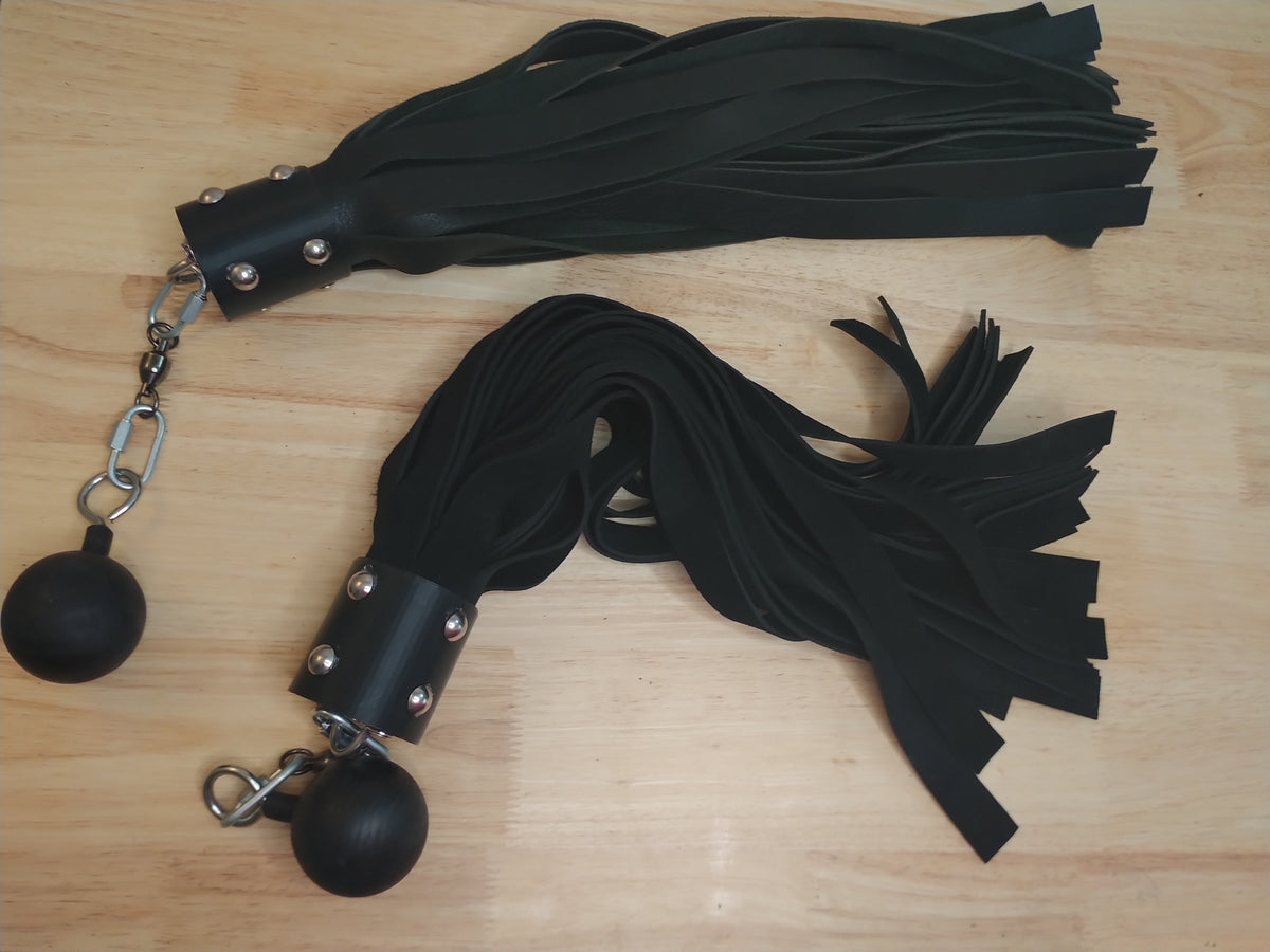 Ball Handled Heavy Duty Cow Hide Flogger – RACK Leather Goods
