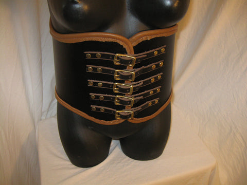 Wide Steampunk Waist Cincher