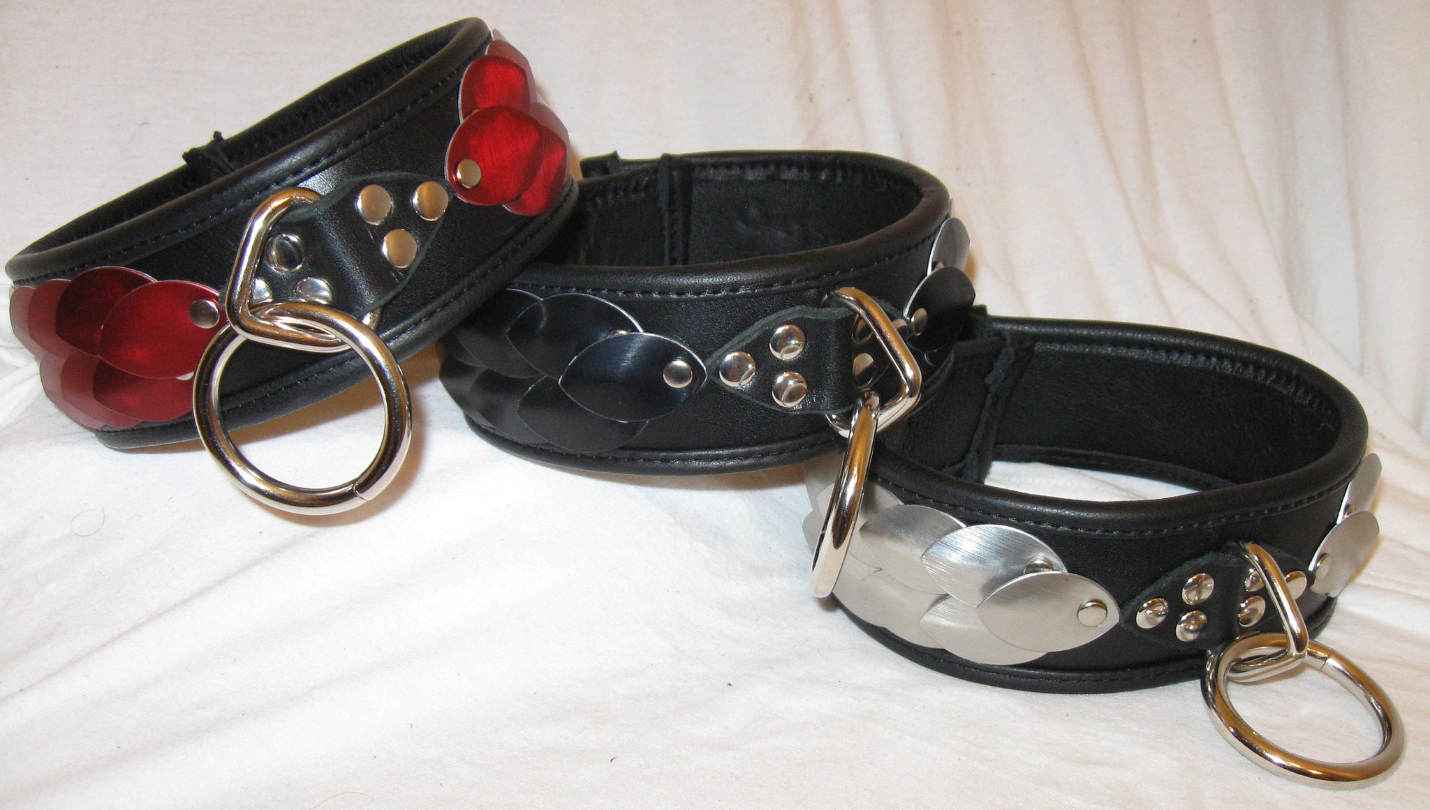 Leather And Dragon Scale Fantasy Collar