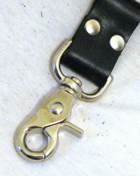 Latigo Leather Spring Clamp Hog Tie