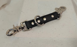 Double Clip and D-Ring Bondage Cuff Link