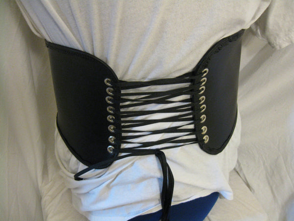 Wide Gothic Metal Waist Cincher